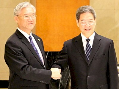 見張志軍 夏立言提台灣不滿軍演、禁農產品影響生計
