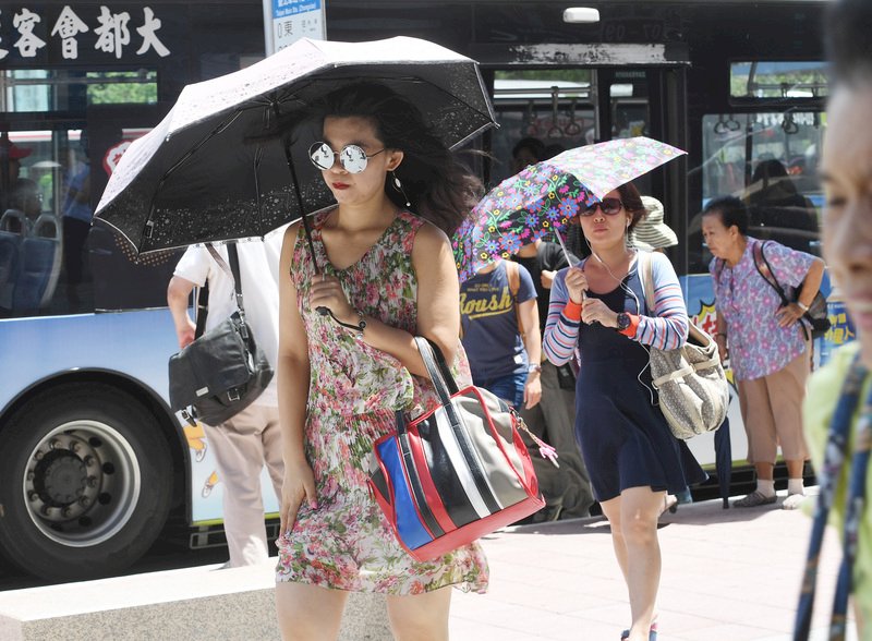 西南風減弱水氣減 大台北桃園上看36度