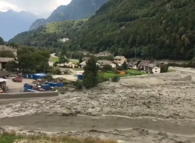 瑞士土石流 增至14人失蹤