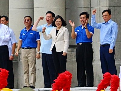 總統：體育改革要大步邁進 4年內預算倍增