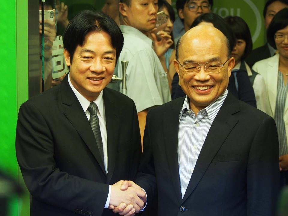 蘇貞昌分享施政經驗 盛讚賴清德能幹