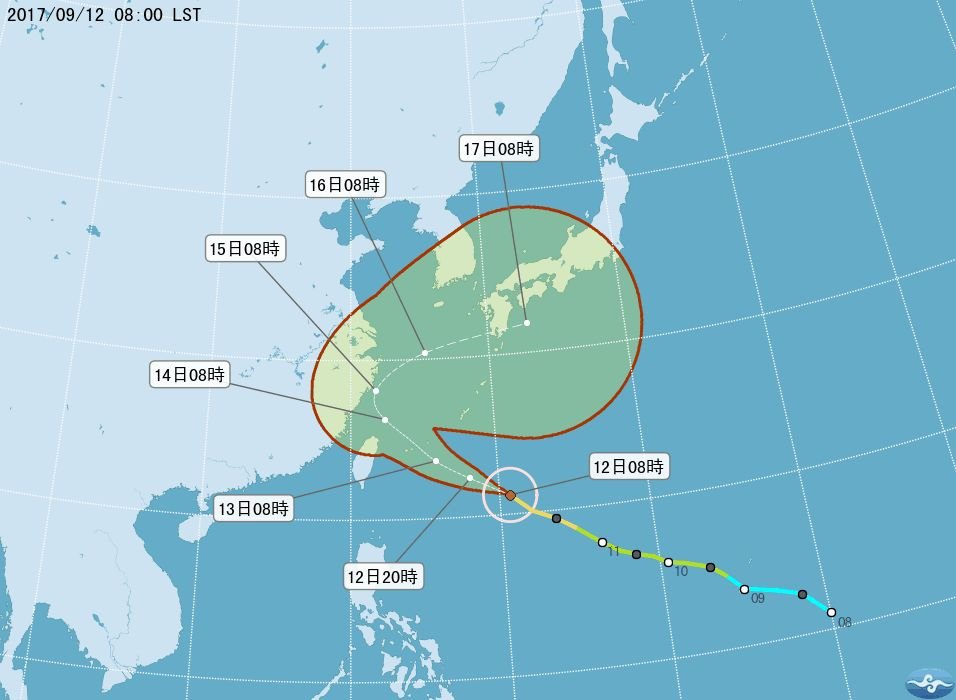 中颱泰利來襲 氣象局啟動追風計畫