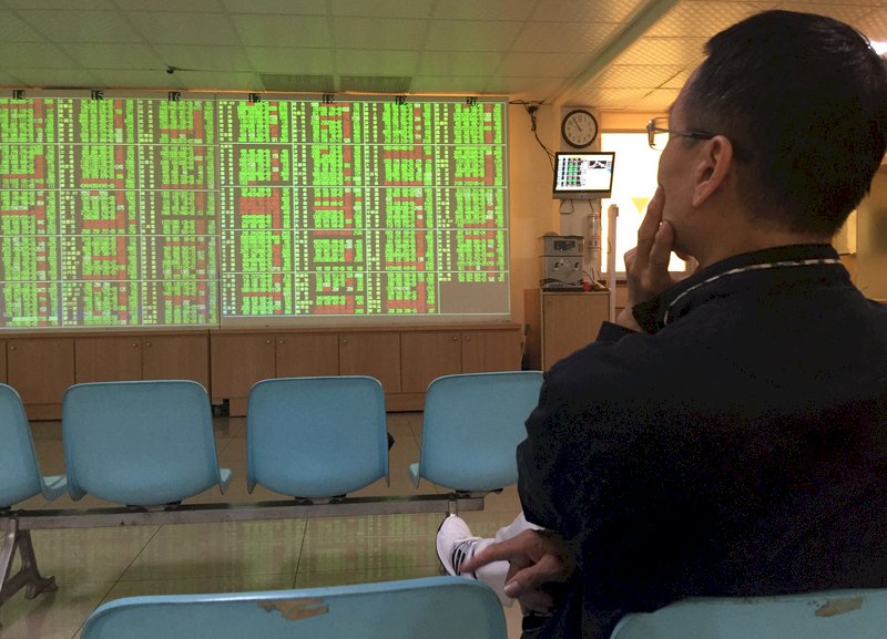 台股開平震盪走低 跌78.87點