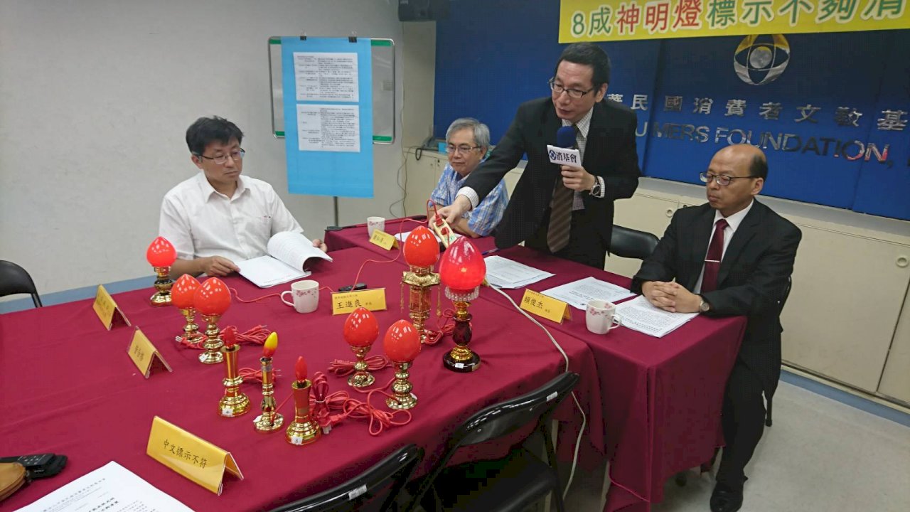 神明燈商品檢測 8成不合格