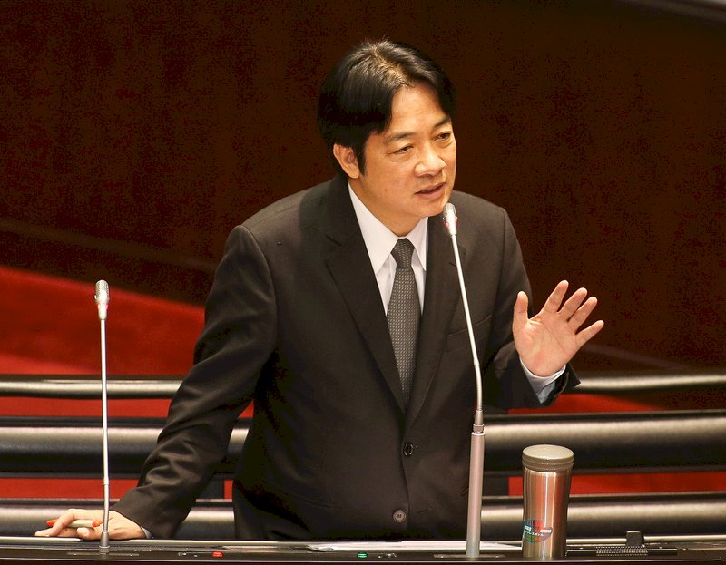 台灣國際挑戰多 賴揆：政府都有沙盤推演