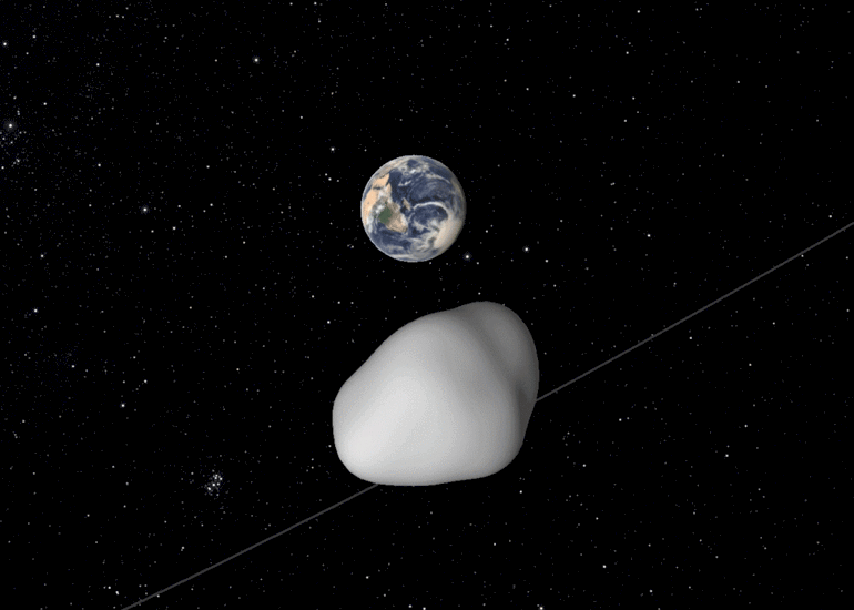 如房子大的小行星 12日將近距掠過地球
