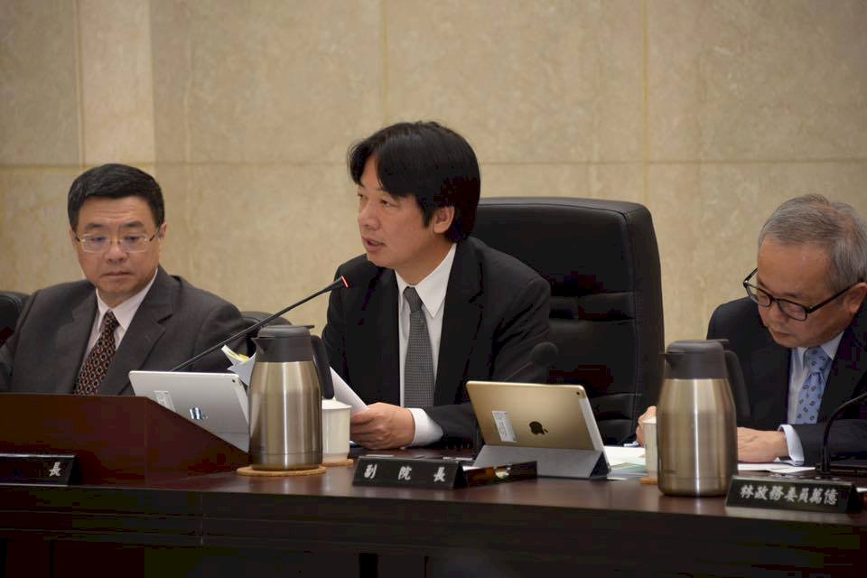 政院通過政府採購法 賴揆：有利推動前瞻