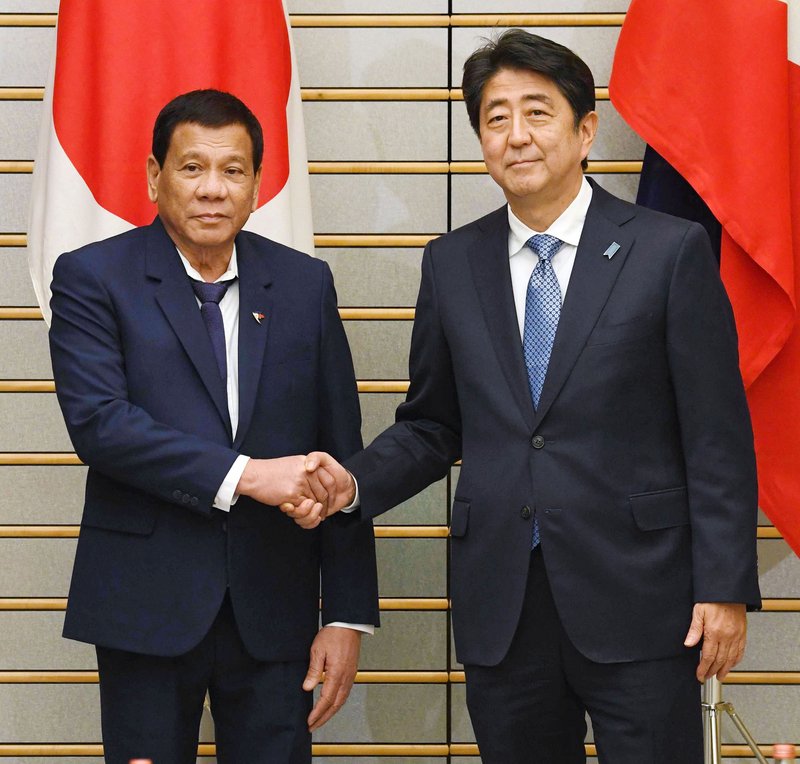 杜特蒂：菲日進入戰略夥伴黃金時期