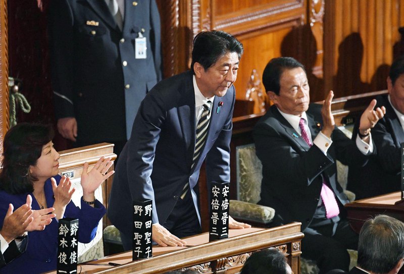 安倍當選日本首相 第四任內閣將上路