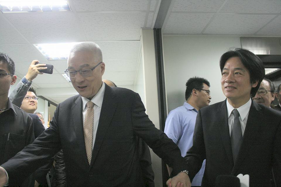 吳敦義盼兩岸力求和平 賴揆：會推動落實