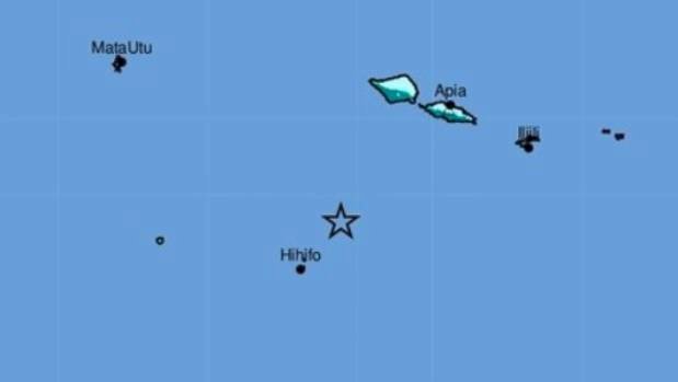 薩摩亞附近傳規模6.9地震 無海嘯威脅