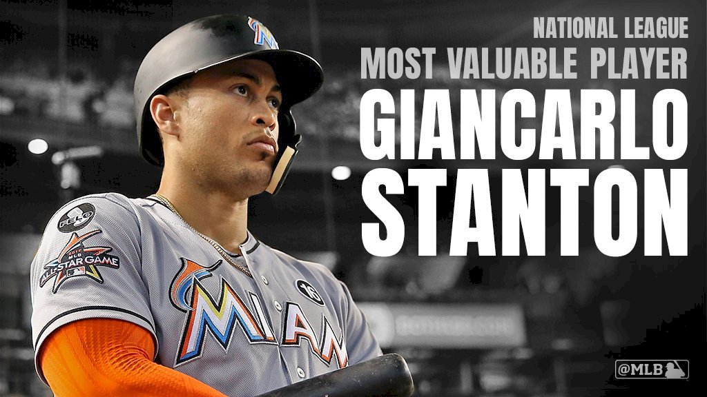 MLB國聯年度MVP 馬林魚史丹頓獲獎