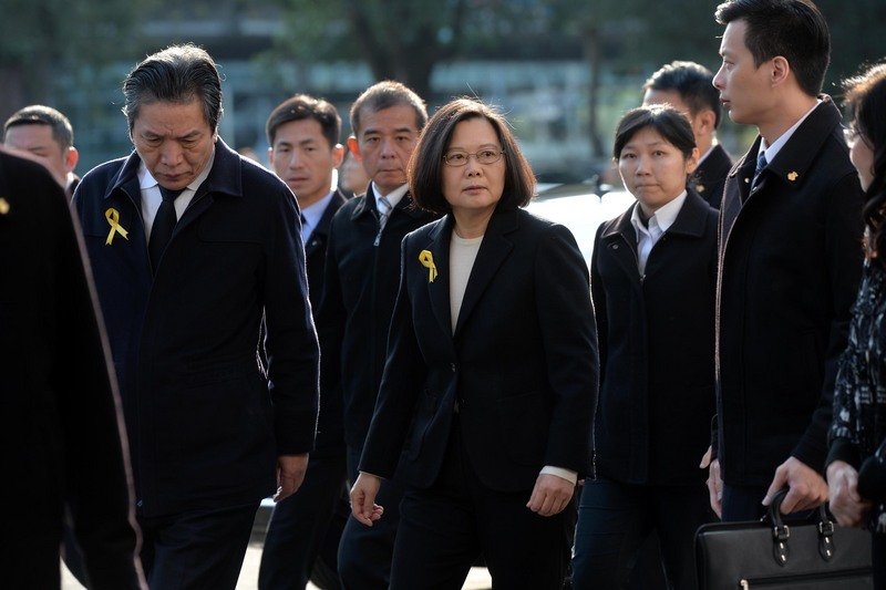 宋楚瑜母親告別式 蔡總統到場致哀