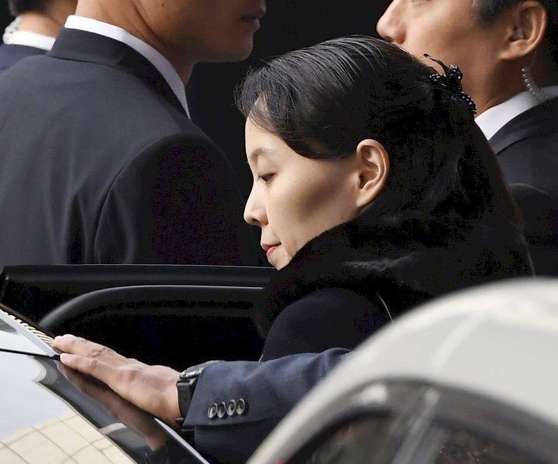 金正恩胞妹 出席觀賞兩韓冰球聯隊首戰