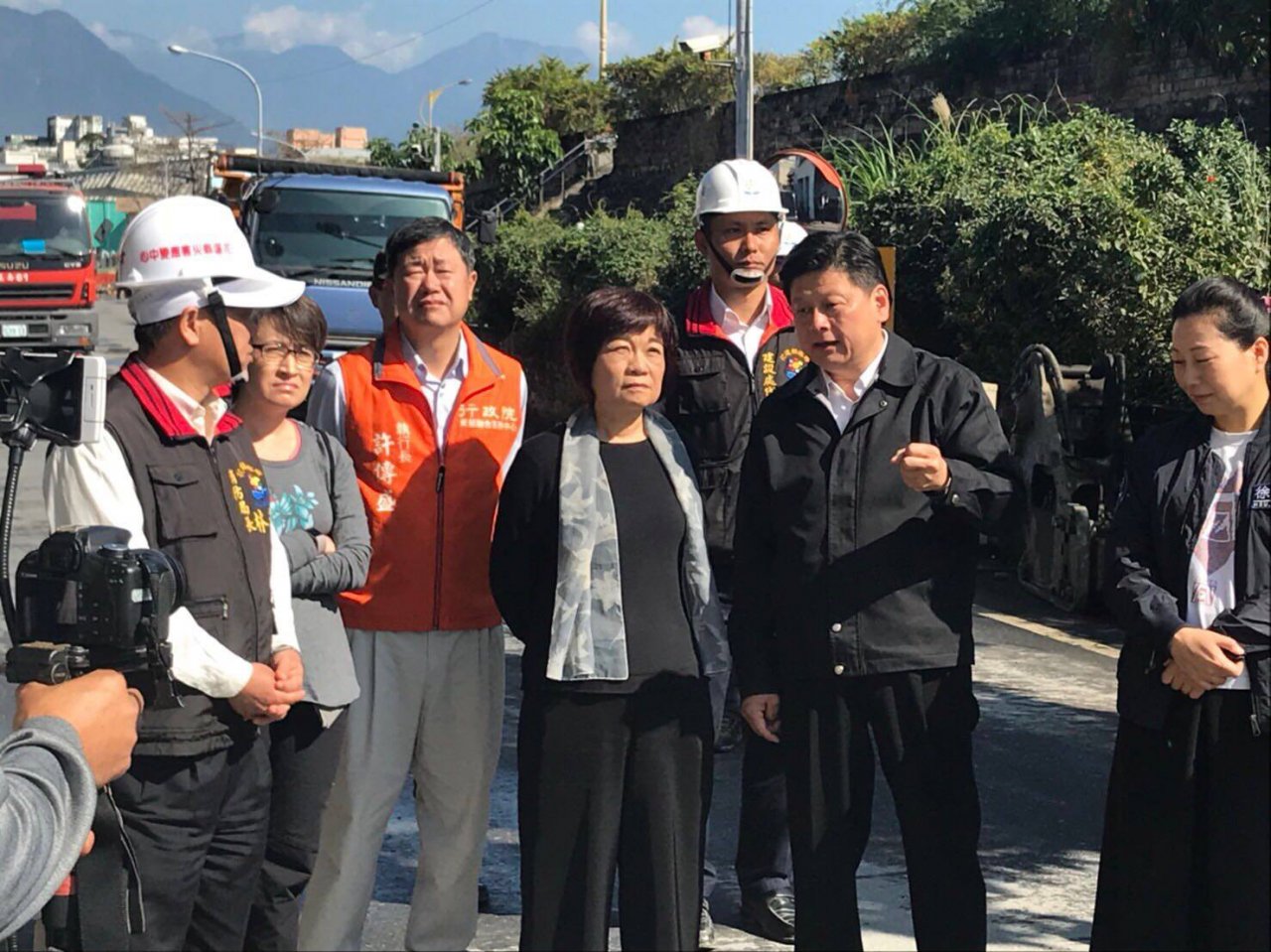 花蓮震災重建持續 陳美伶今再赴花蓮勘查