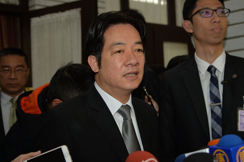 資料待整 賴揆主持惠台措施因應會議延期