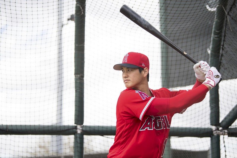 大谷翔平遭球吻 打擊再繳白卷