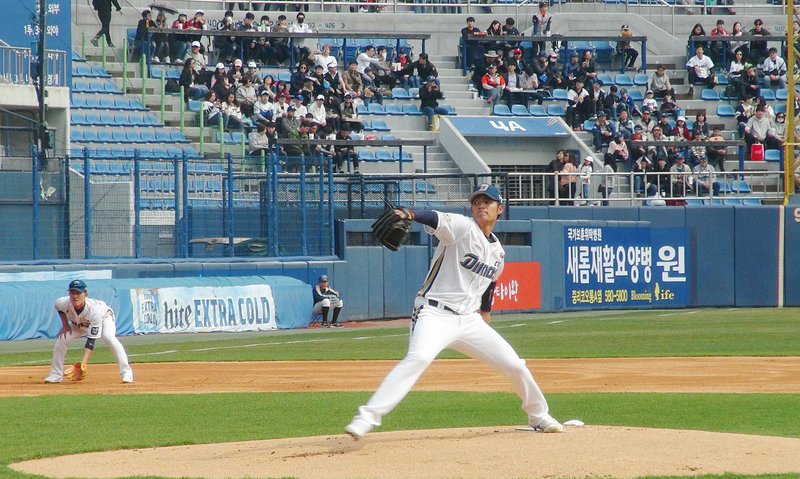 王維中韓國職棒開幕先發 旗開得勝拿下勝投