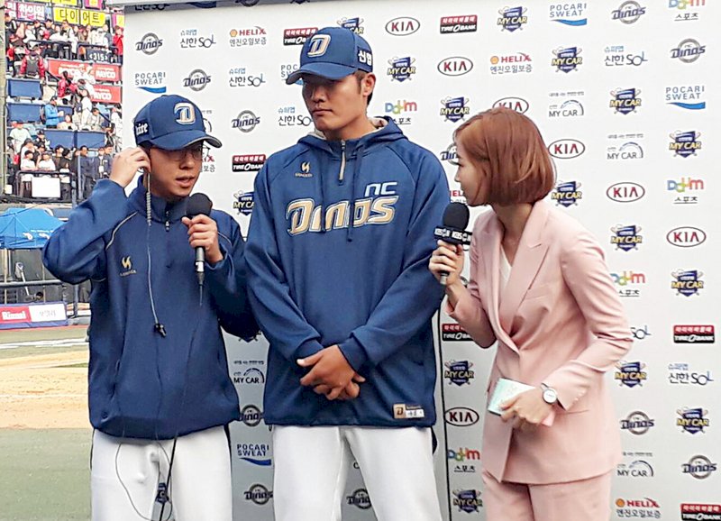 王維中韓職首戰 奪勝投與MVP