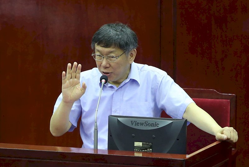 北市選舉綠恐不禮讓 柯文哲：能合作最好