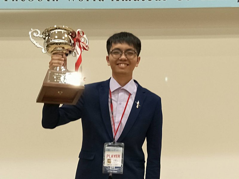 詹宜典8連勝 奪世界業餘圍棋賽冠軍