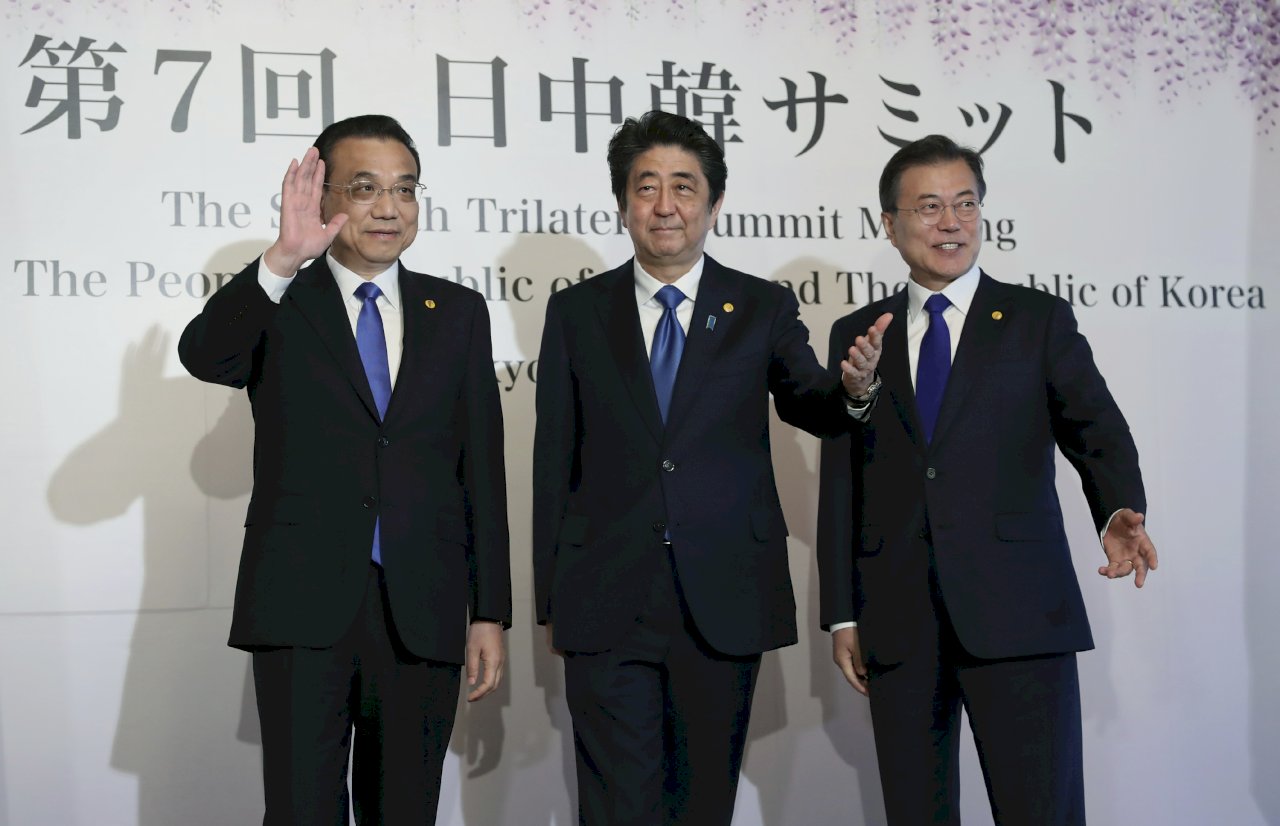 日中韓峰會 對兩韓會談發表共同聲明