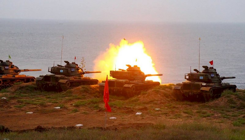 漢光實兵實彈演練登場 練兵令敵攻台失敗