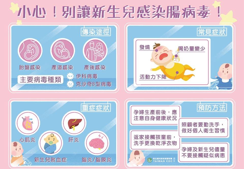 腸病毒進入流行 新生兒染病較往年增
