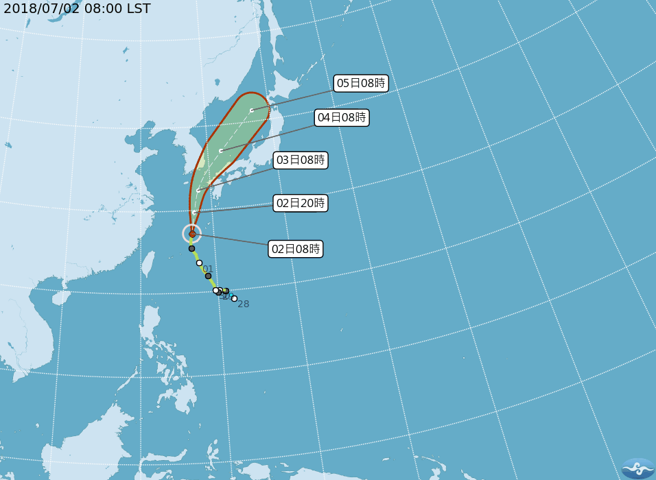 颱風侵襲沖繩 傳台灣旅客進入避難所