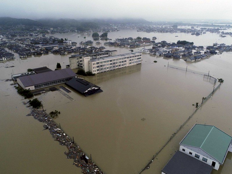 豪雨重創西日本 至少85死6昏迷58失聯