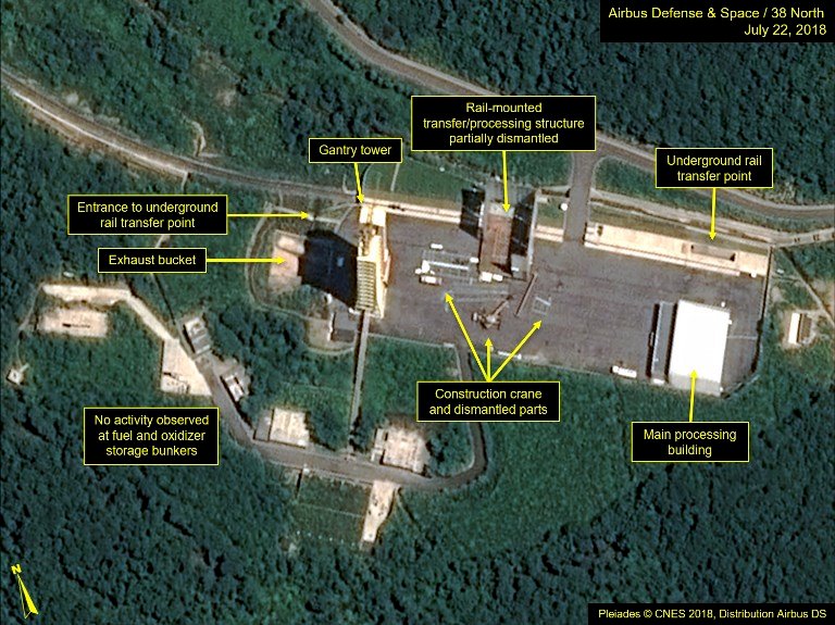 美智庫：衛星畫面顯示北韓正拆除飛彈設施