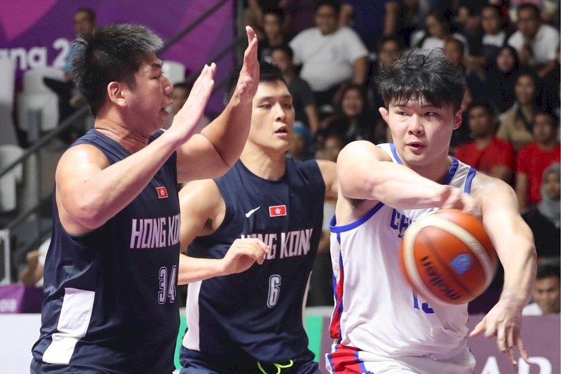 印尼亞運/男籃大勝香港 中華二連勝