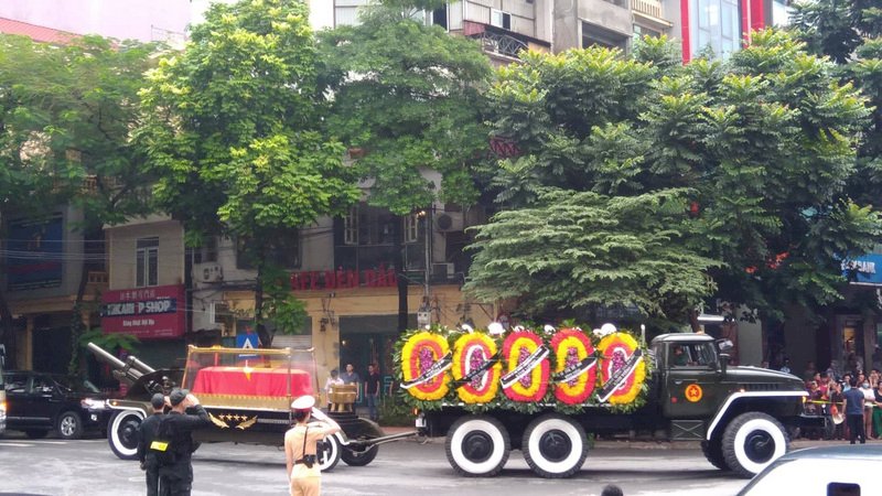 越南國家主席陳大光追悼儀式 河內舉行