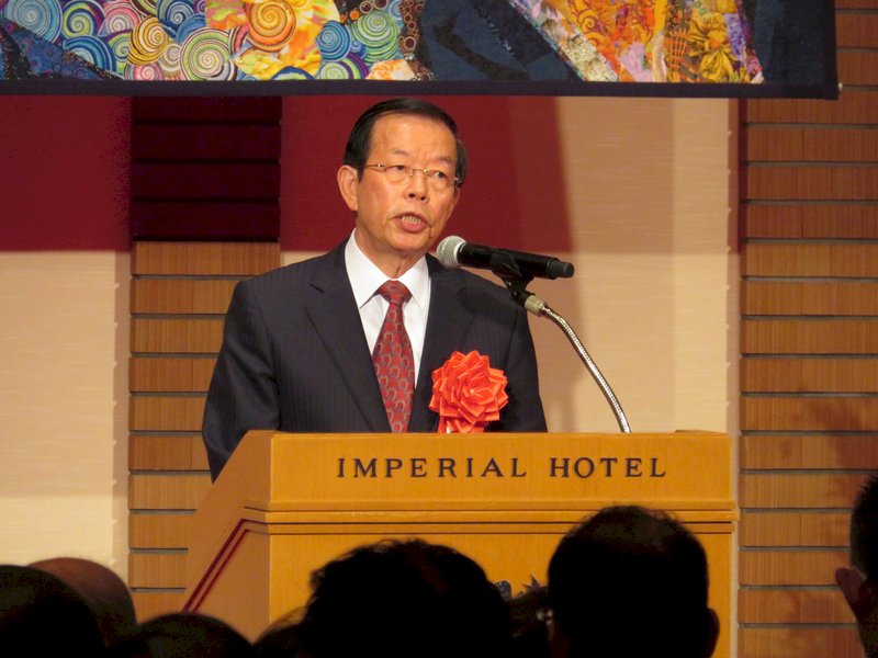 駐日代表處國慶宴 謝長廷籲中國勿打壓台灣