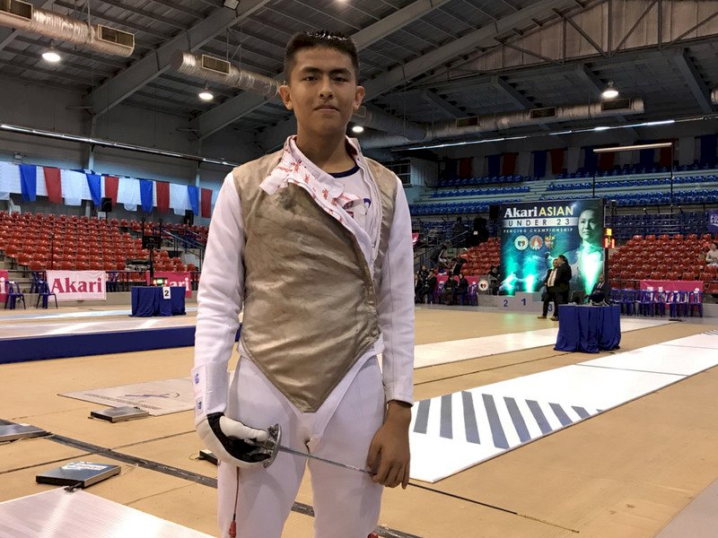 亞洲U23擊劍錦標賽 陳致傑鈍劍摘銅