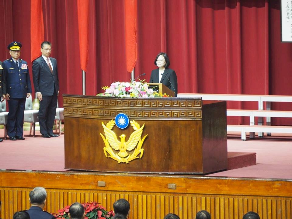 總統出席警專校慶 承諾加強醫療福祉保障