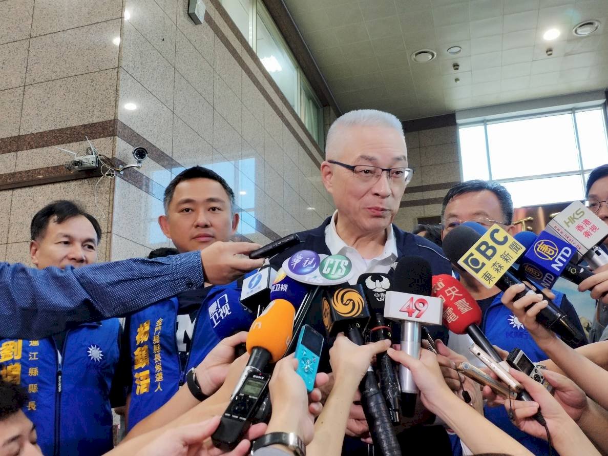 韓國瑜發言 吳敦義：沒有任何可疑言詞
