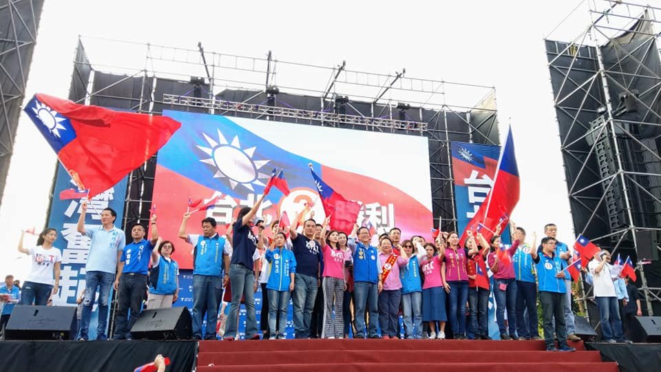 丁守中凱道萬人造勢 批柯文哲搖擺善變騙選票