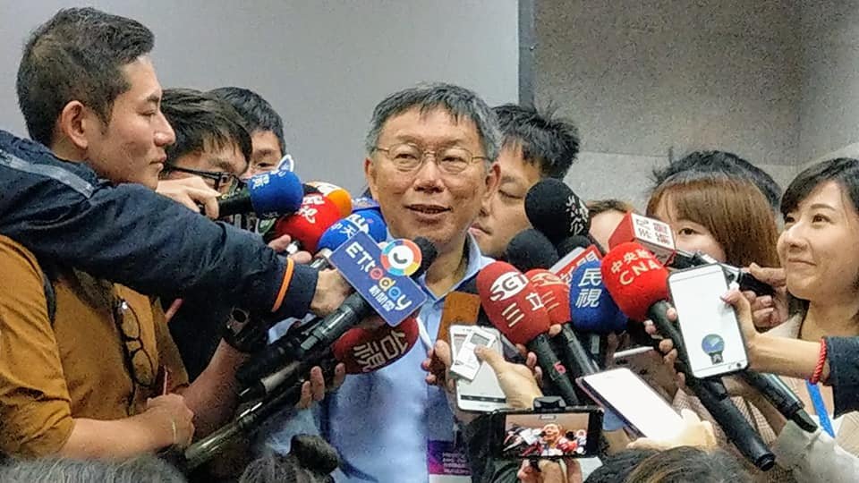 吳寶春事件 柯文哲：惡性循環 兩岸不會好