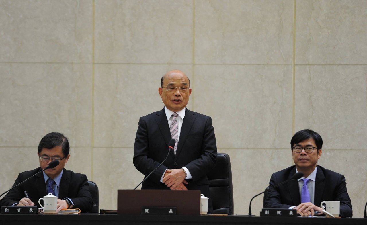 蘇貞昌15日拜會立院在野黨團 盼支持施政