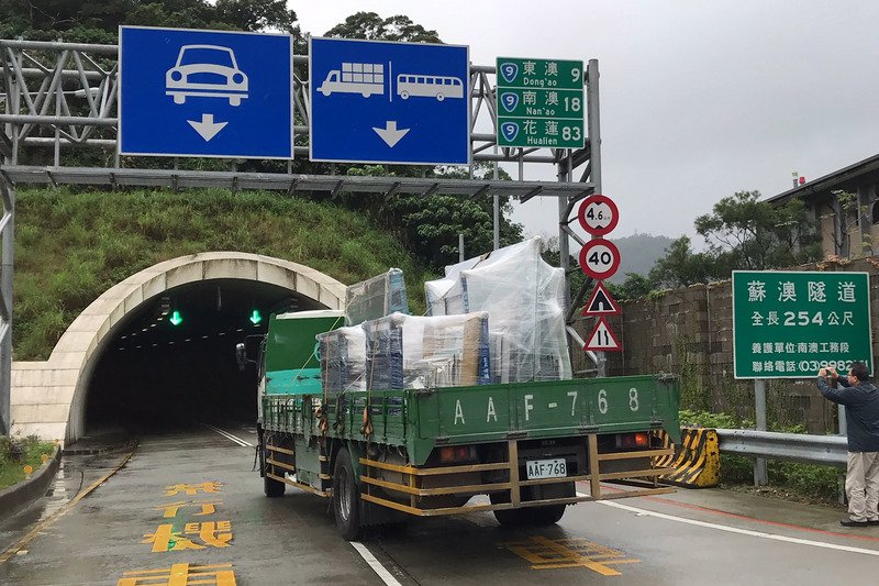 蘇花改蘇澳到東澳段 今開放大貨車通行