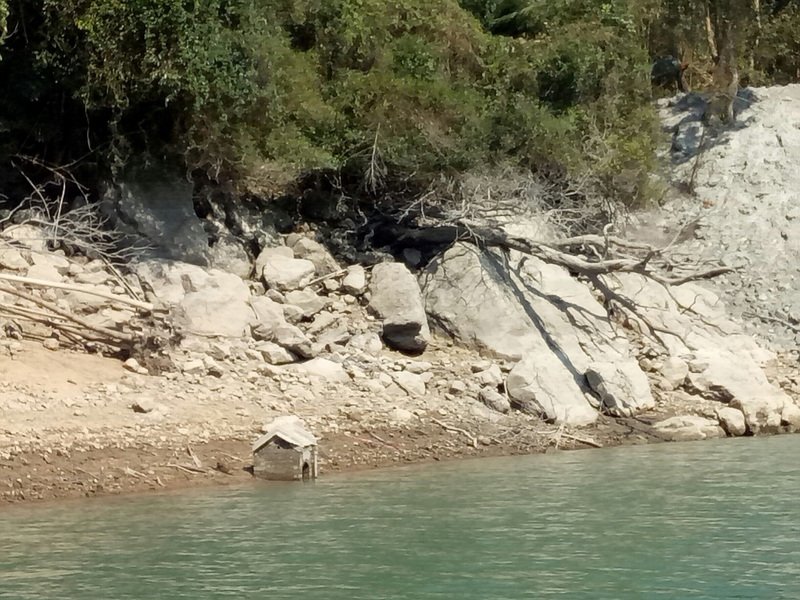 石門水庫土地公廟浮出 水情無虞