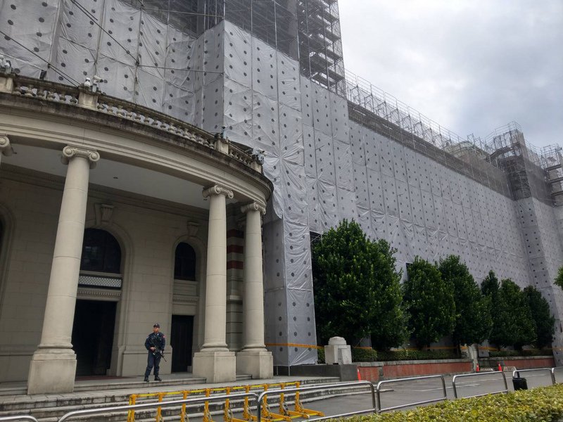 總統府主建築將滿百歲 外牆清洗費心思
