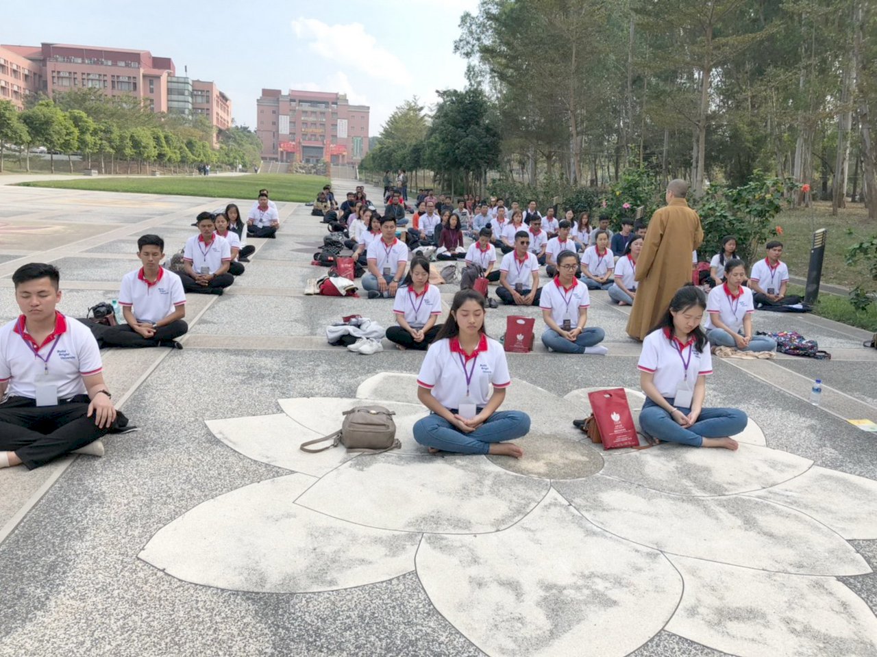 南華大學新南向假日學校 學員最愛正念靜坐