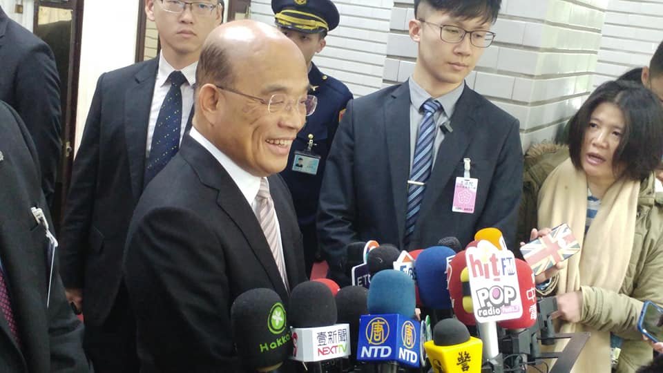 被指嚴審藍營縣市前瞻計畫 蘇揆:是尊重新首長意見