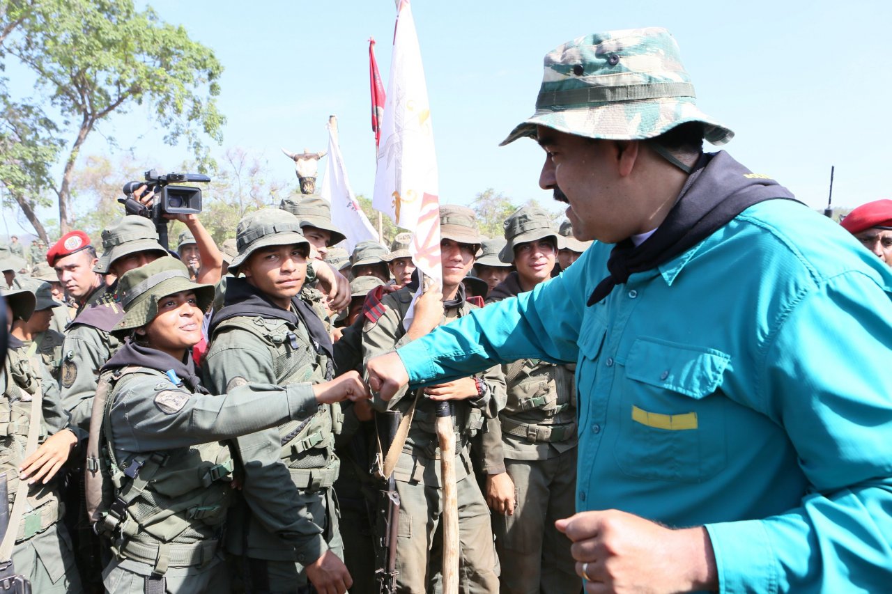 馬杜洛藉軍隊秀肌肉 警告美國別染指
