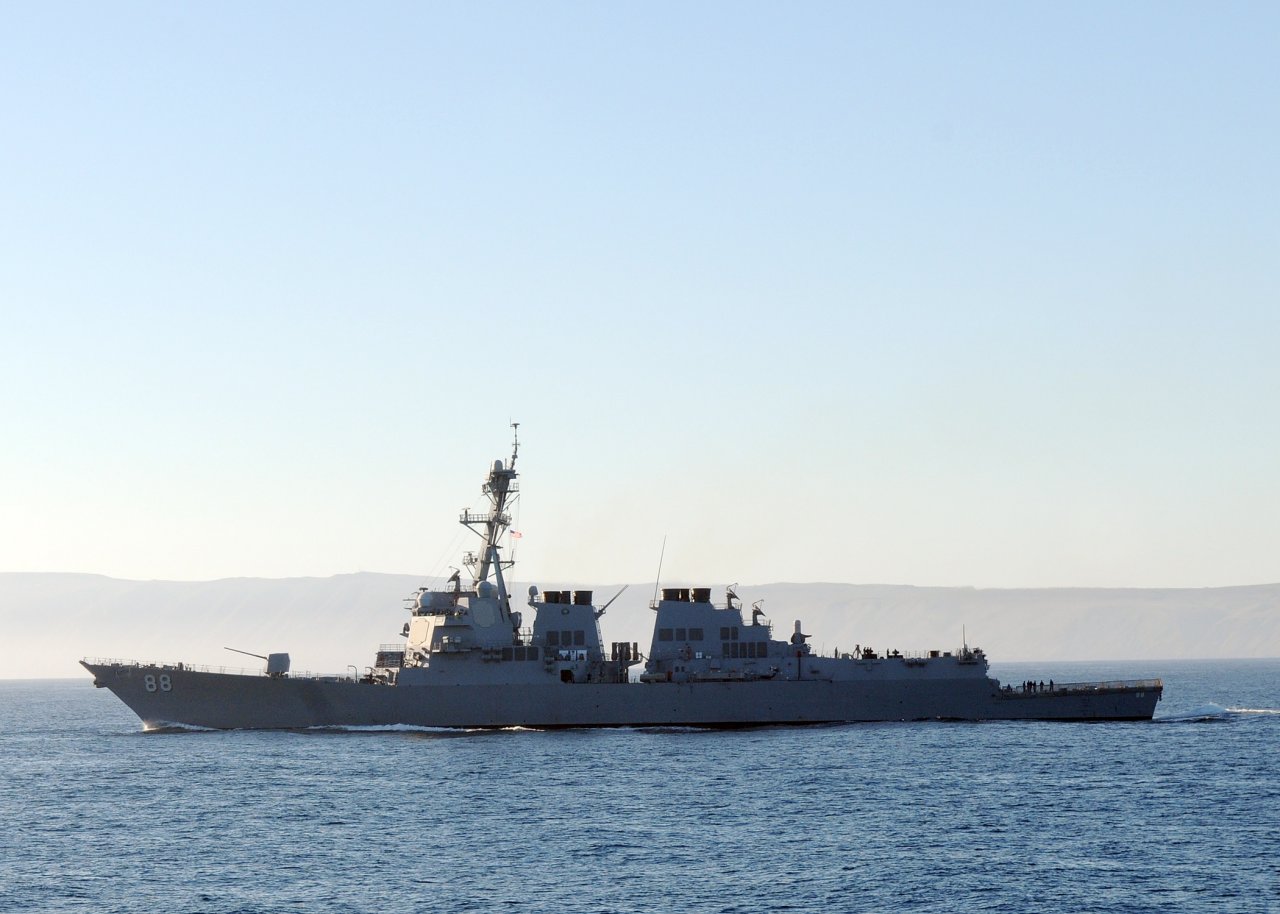 美軍2艘驅逐艦 行駛南海爭議海域