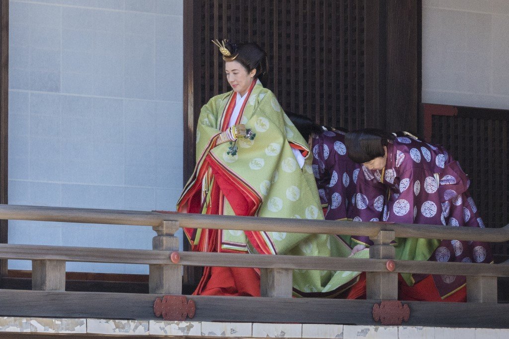 日皇德仁首度宮中祭祀 雅子大垂髮造型現身