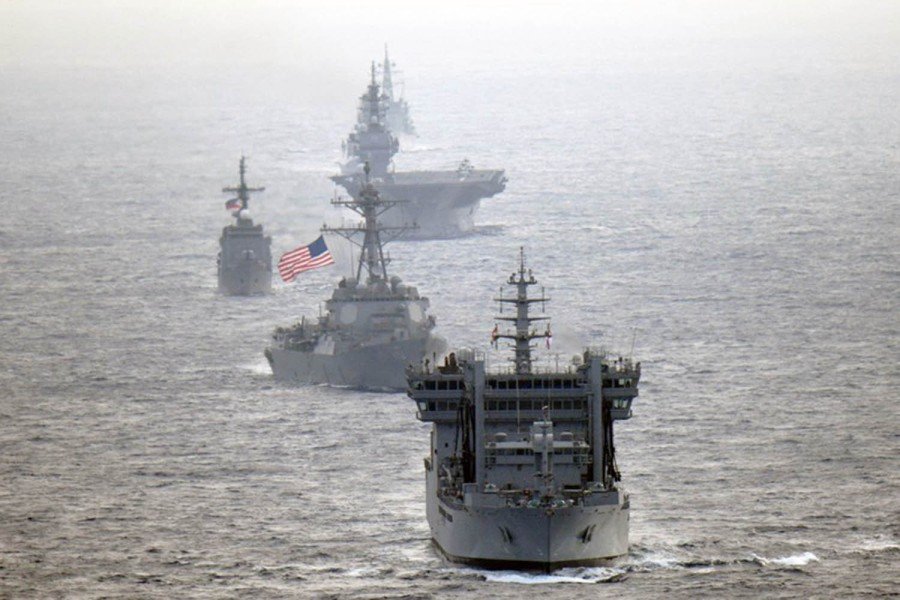 美菲印日軍艦同時航行南海 菲媒：頭一遭
