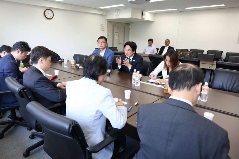 賴清德會日本學者 核食輸台問題受關注